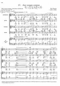 聖子基督為愛天降 Ave Verum Corpus